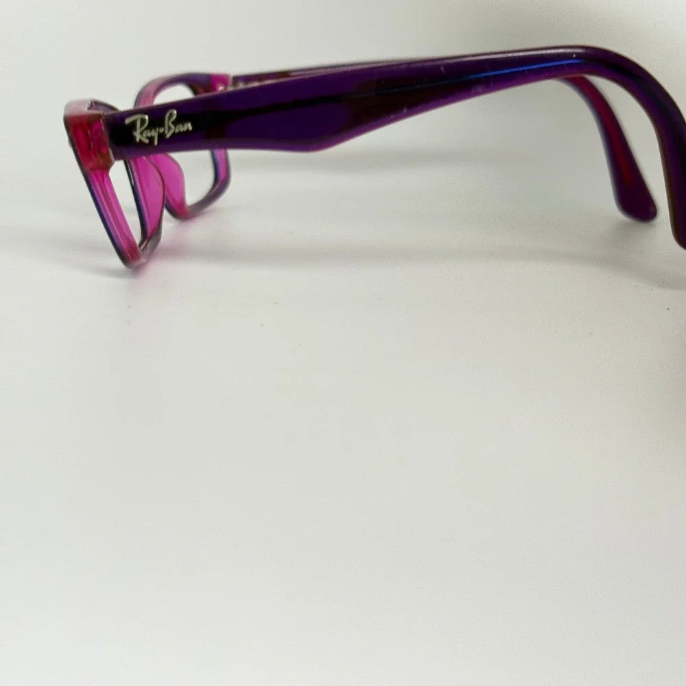 Ray-Ban RB 1530‎ 3666 Purple Pink Rectangular Eyeglasses Frames 48-16-130 22115